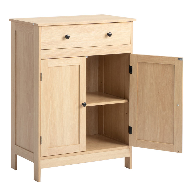 Bathroom Vanity – Double Doors & Single Drawer, Moisture-resistant Space-saving For Bathroom/powder Room/home Organizer Essential