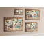Wall Mounted cork board with print wall art kitchen notice board decorative bulletin board ideas Polaroid photos