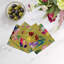 Flora Fauna Hemstitch Cocktail 6" Linen/Cotton Blend Napkin-173570061
