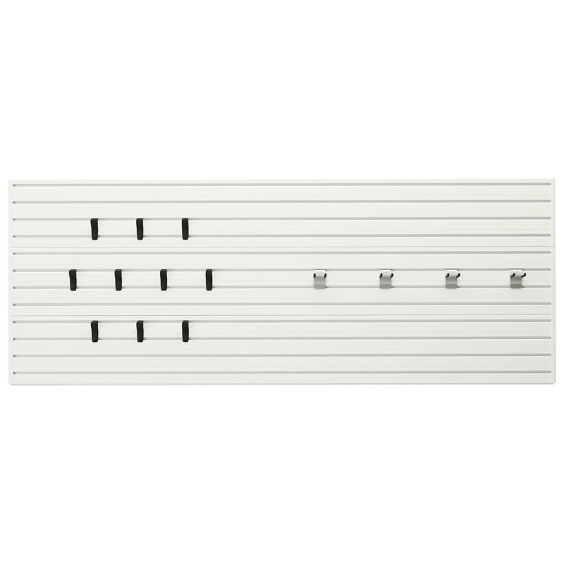 Starter Hook and Panel Set 36" H x 96" W Kit, White