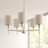 Jorelys 5 - Light Steel Dimmable Classic / Traditional Chandelier-86477501