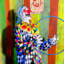 Scown Clowns de cirque Haunted Hill Farm 5,9 pi. Capteur de voix et de son clown sur tricycle, Halloween