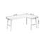 70.87"Walnut L-Shaped Solid Wood desk-108679354-108679357