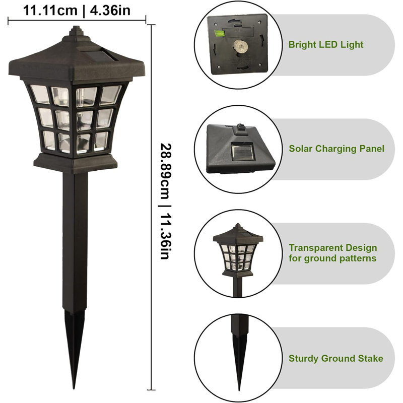 Low Voltage Solar Powered Integrated LED Pathway Light Pack
