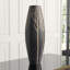 Onyx Winter Handmade Wood Floor Vase
