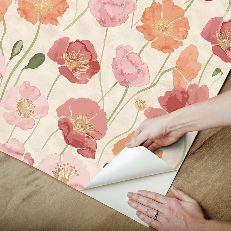 Papier peint adhésif Adelia Moss, Pink