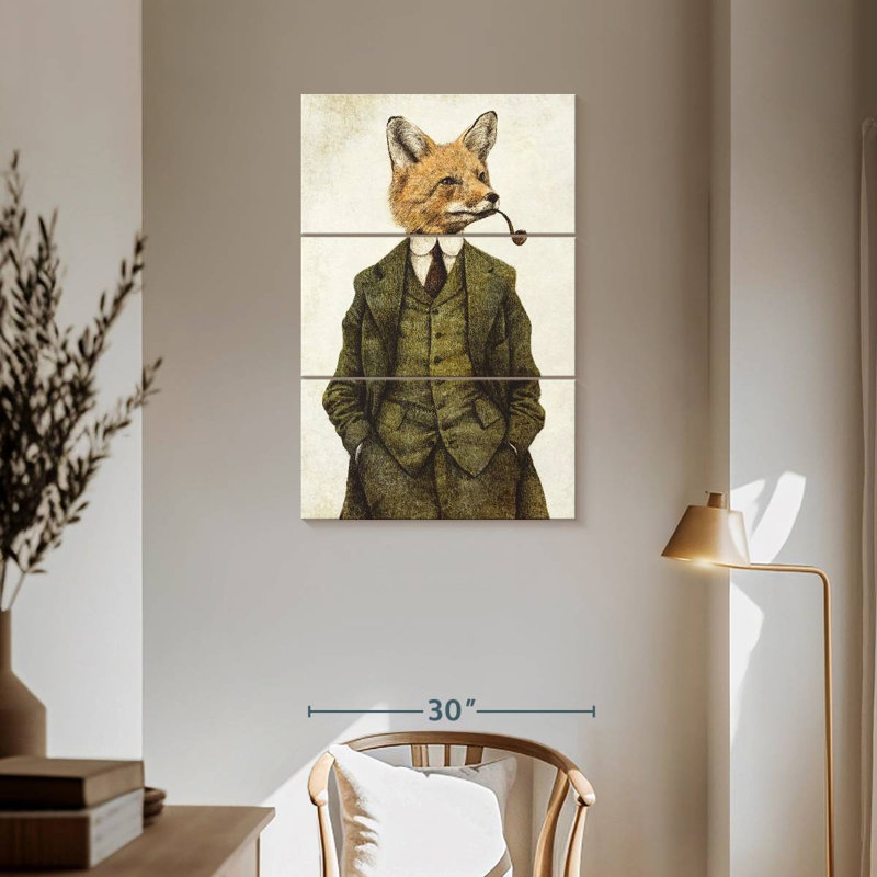 Ketti The Fox, 65" H x 42" W