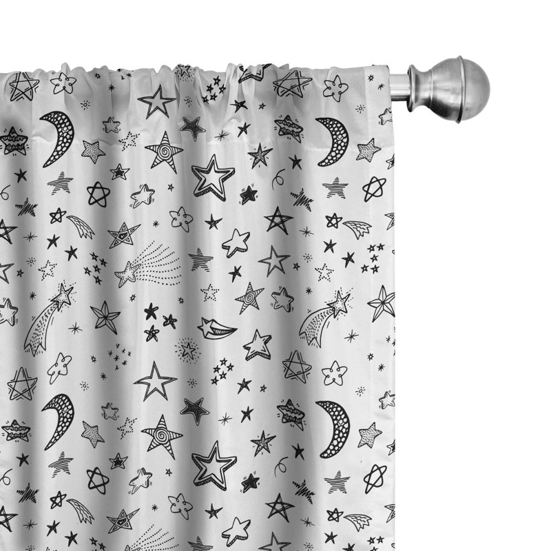 Room Darkening Sliding Panel Pair, 28" x 84"