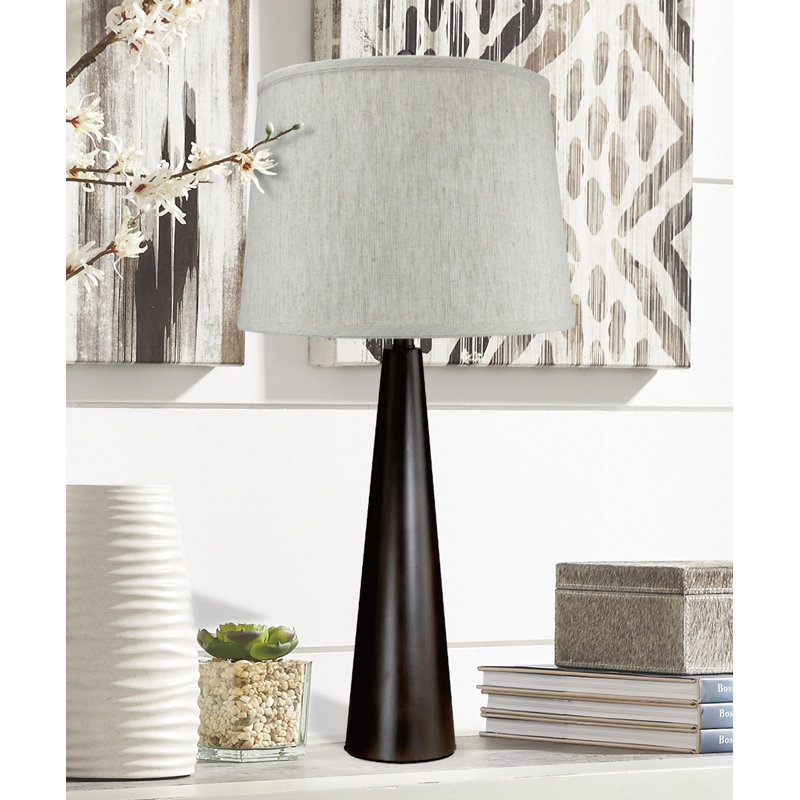 10" Brown Table Lamp