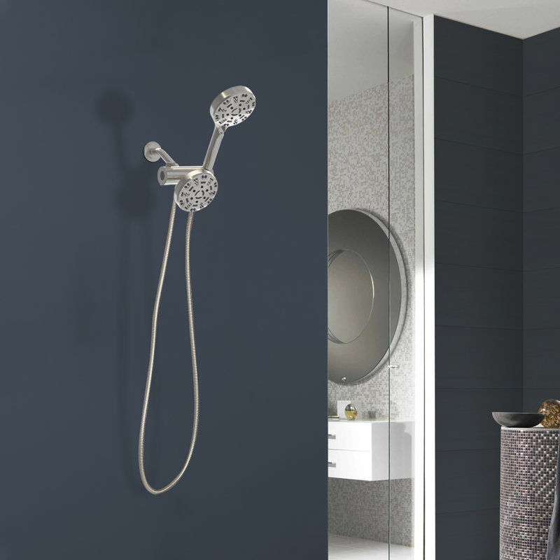 8-Function Handheld Shower, Brushed Nickel