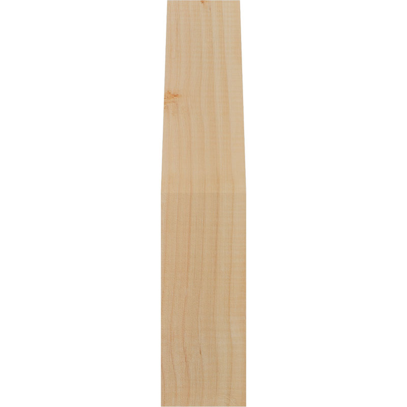 Attelle de genou olympique, Sapin de Douglas, Attelle lisse, H 18 po x l 3,5 po x P 6 po