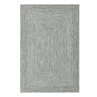 Braided Reversible Two-Tone Indoor Outdoor Runner or Area Rug