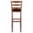 Davaughn Cushion Ladder-back Seat Counter Stools, 2-pc Set, Black & Walnut-1914379602