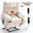 Heat Massage Dual Motor Infinite Position Up To 350 LBS Large Electric Power Lift Recliners With Hidden Cup Holders, Power-Remote, Medium-Firm And Heavy Duty-1097496398