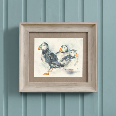 Puffins - Single Picture Frame Print