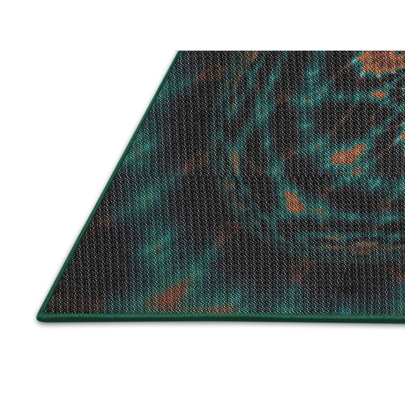 Tapis noir, Rectangle 5 pi x 7 pi