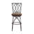 Sasun Swivel Upholstered Counter Stool with Metal Frame-1157718560