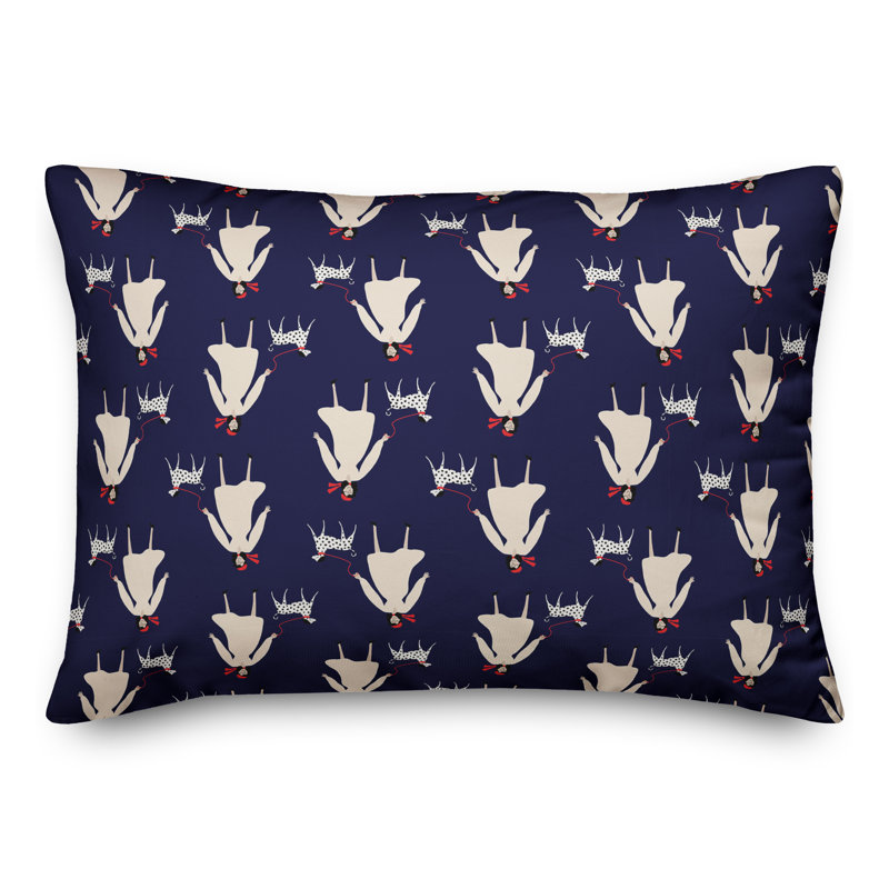Abstract Reversible Throw Pillow