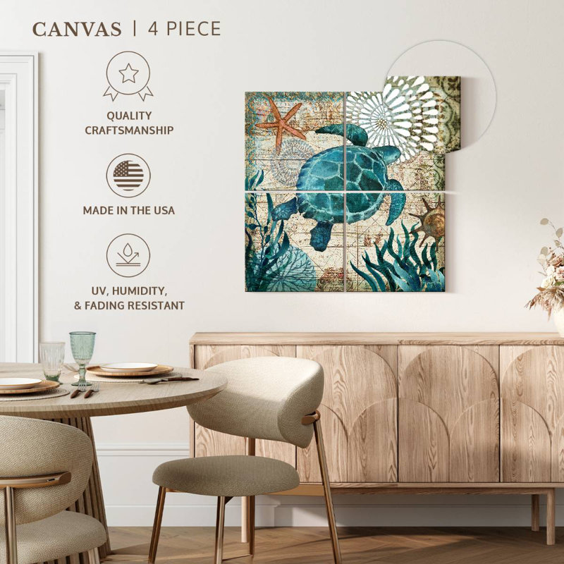 Brampt Monterey Bay Turtle, 57" H x 57" W