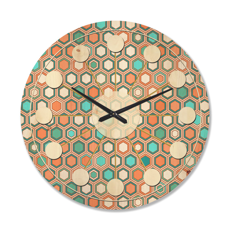 Horloge murale Hexagon, Très grand