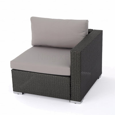 Patio Right Armchair Gry + Alu