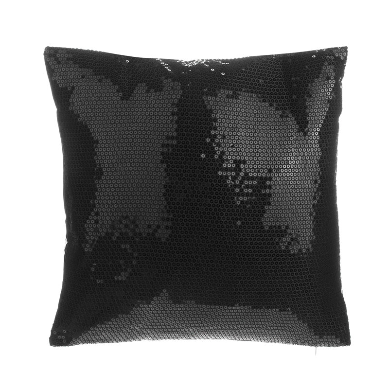 Nonatum Square Cushion, Black