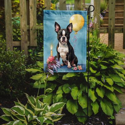 Drapeau de jardin «Happy Birthday»