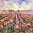 Rose Row – Polyester Shower Curtain, Dye Sublimation Print, 71" W × 74" L-1830924548