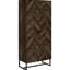 Armoire d'appoint rustique et bronze industriel