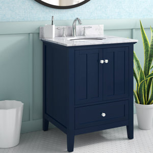 Hardt 25" W x 21.5" D x 35" H Single Bathroom Vanity