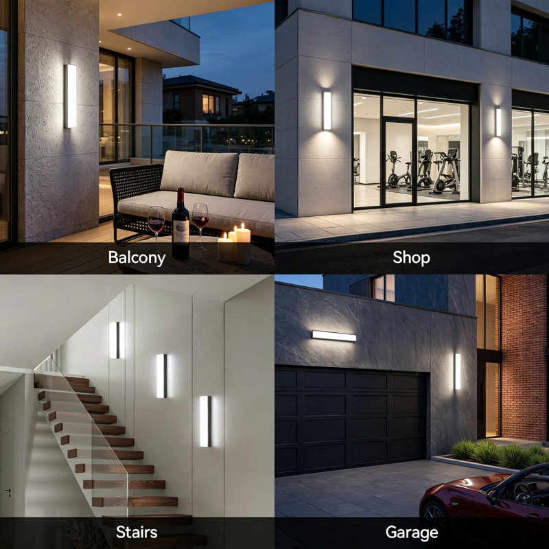 White Outdoor Sconce