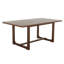 Ensemble de salle à manger extensible en bois 5 pièces Harrison, brun (sièges 4-6)