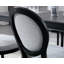 Ensemble de table de salle à manger de style Mid-Century, table de salle à manger rectangulaire avec pieds en bois massif et chaises rembourrées à dossier très grand Louis-799333852-799333854-799333855