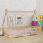 Lit de sol en forme de tente, avec garde-corps, lattes, porte-2118026312-2118026310