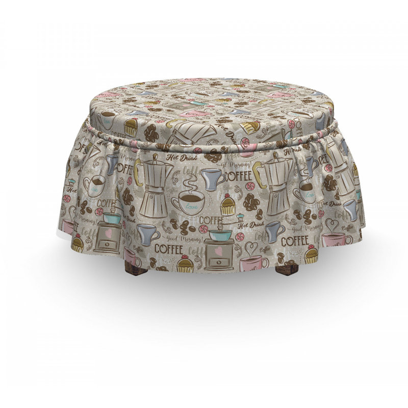 Box Cushion Ottoman Slipcover
