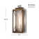 Revington Plug & Play 1-Light Outdoor Wall Light in Transitional and Modern Style-18.69 Inches Tall and 8.98 Inches Wide