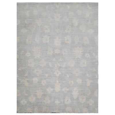 Davey Hand Knotted 5x6 Grey Rug