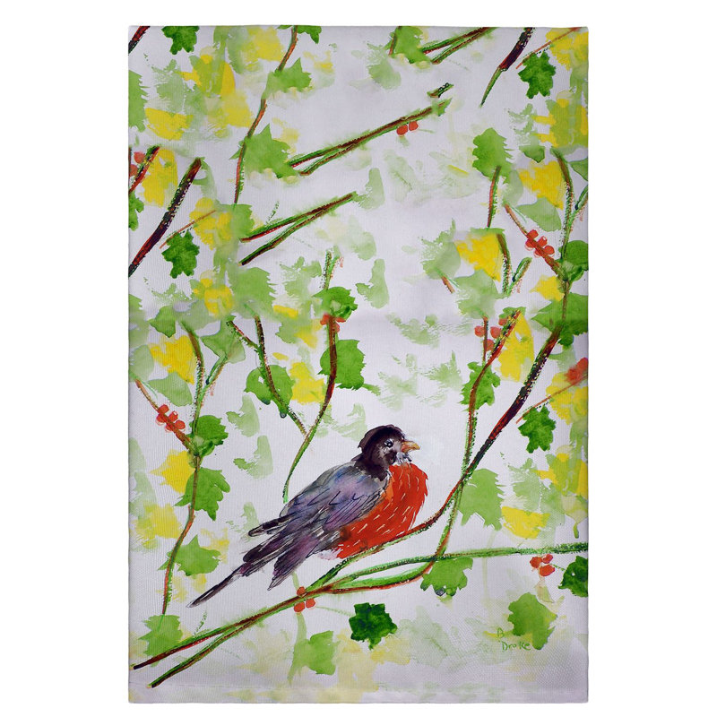 Serviette à main robin Miu