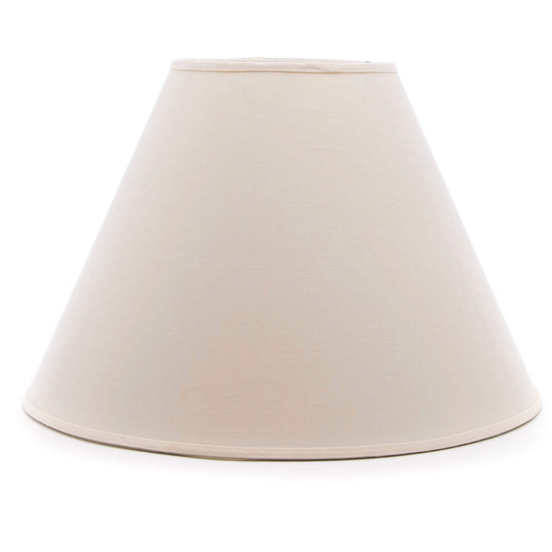 Linen Empire Shade - Sugar, 18 inch, Sugar