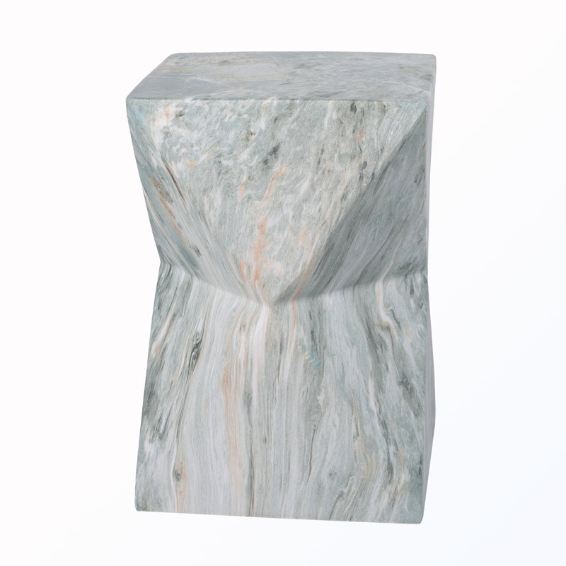 Table d'appoint de patio sablier, Vert clair