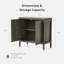 31.5'' Tall 2 Door Accent  Storage Cabinet Farmhouse Buffet Sideboard-1100032964-1127192977