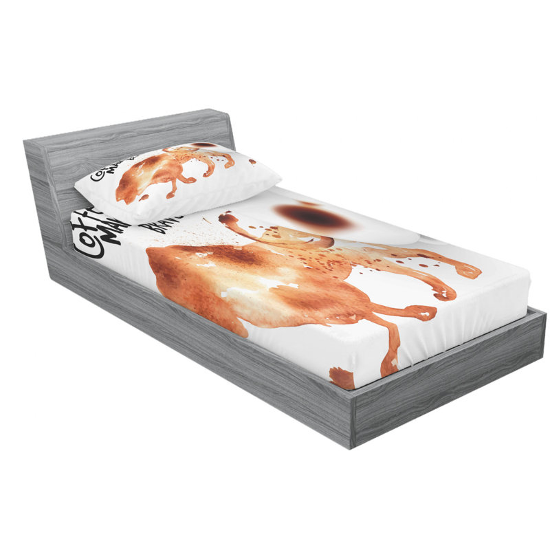 Microfiber Sheet Set, Twin XL Sheet Set with Fitted Sheet