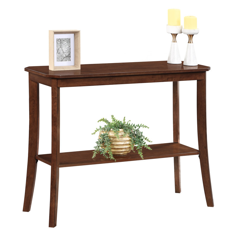 Slayter 38"W Console Table with Storage, Espresso, 30" H x 38" W x 14" D