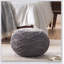 POUF ROND EN LAINE TRICOTÉE 20 X 20 Malibu