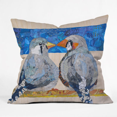 Finch 2 Finch Throw Pillow