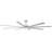 72" 6 - Blade Aluminum LED Ceiling Fan with Dimmable Light and Remote-107162106-107162105