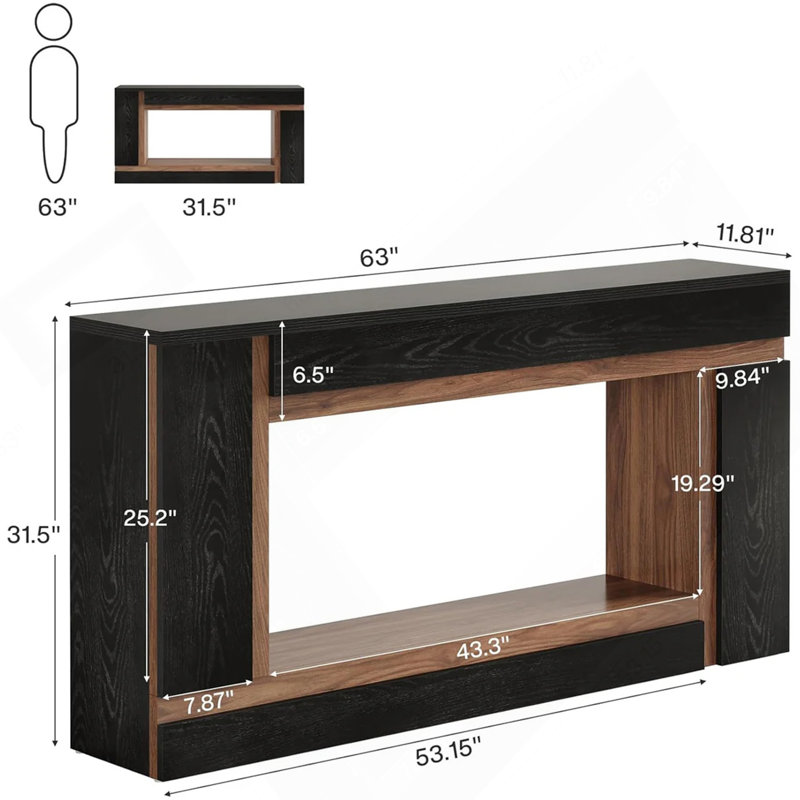 Contemporary Style Console Table,Rectangular Hallway Table,Sofa Table