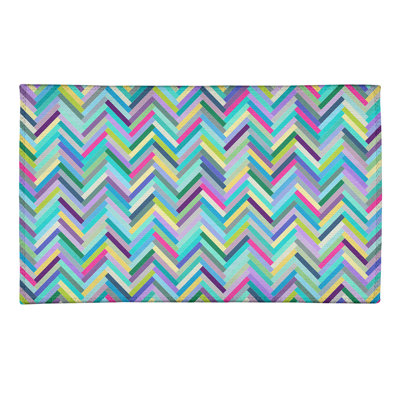 Tapis de zone en poly chevrons