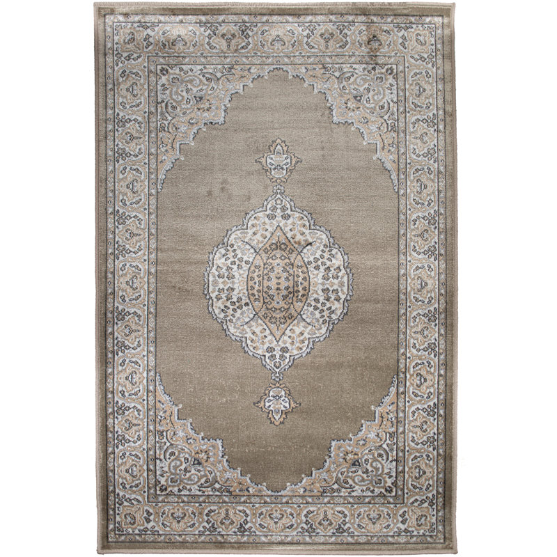 Prahl Viscose Oriental Indoor Rug, Rectangle 2'2" x 3'5"