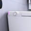 Toilette blanche intelligente avec éclairage lumineux